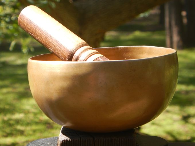 My heart Chakra singing bowl.